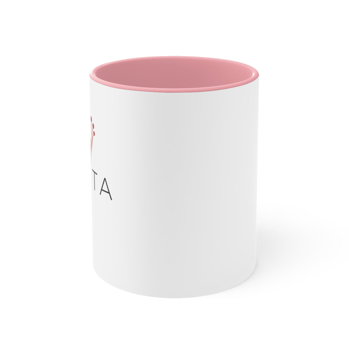 Gallita Accent Mug with GALLITA Floral Logo