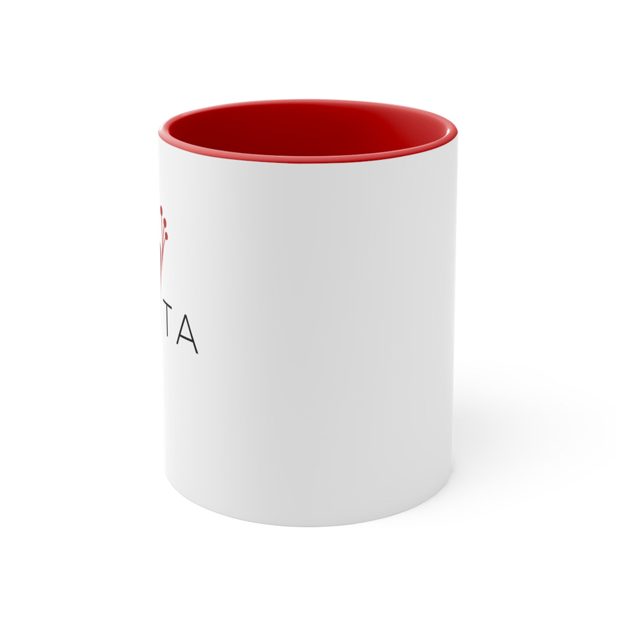 Gallita Accent Mug with GALLITA Floral Logo
