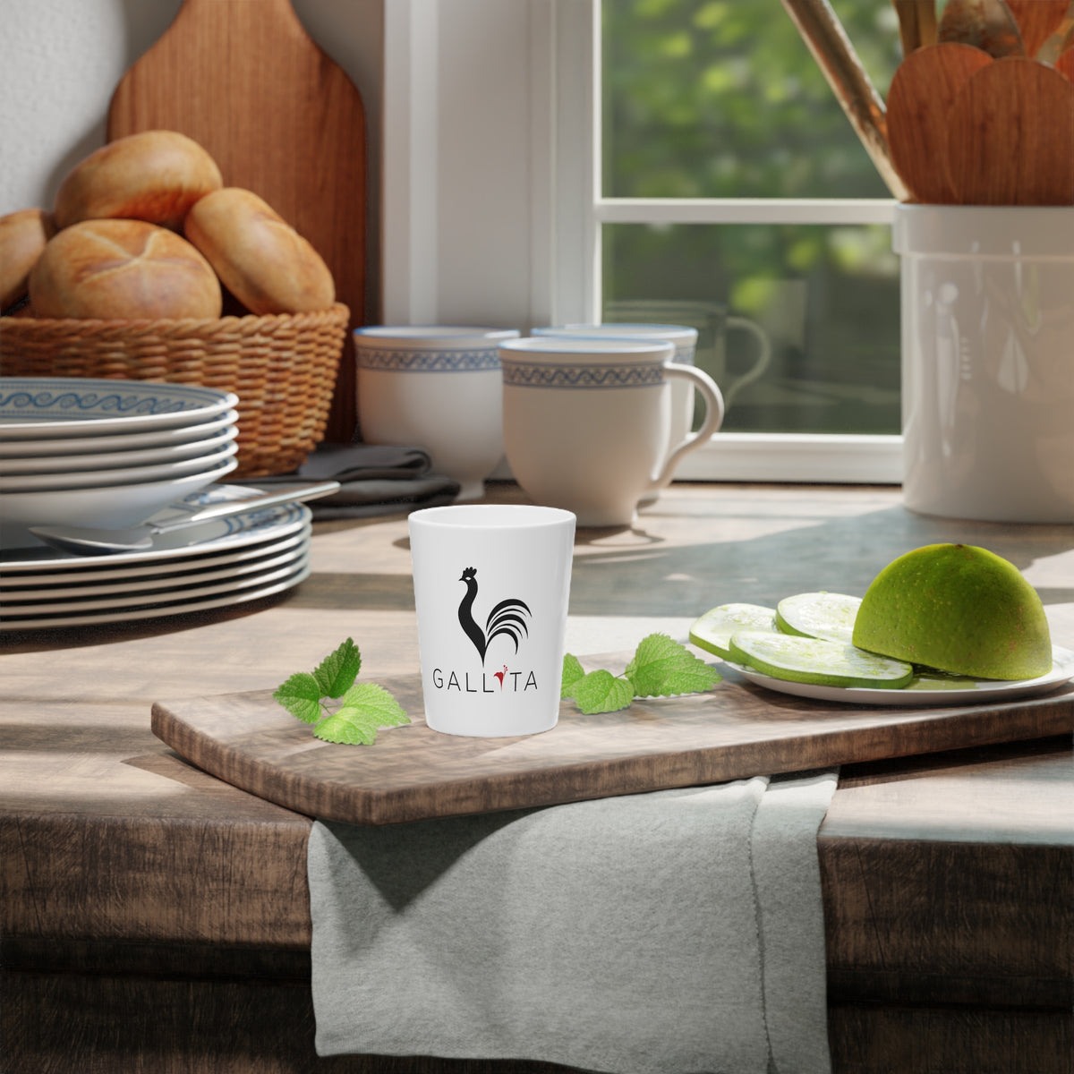 GALLITA Rooster Logo Shot Glass