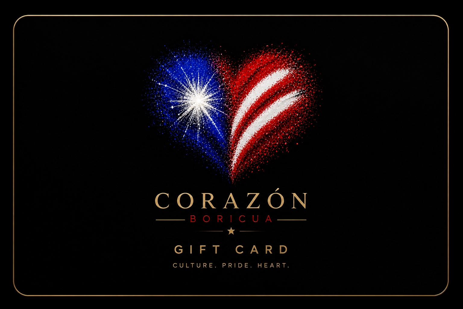 Corazón Boricua Gift Card