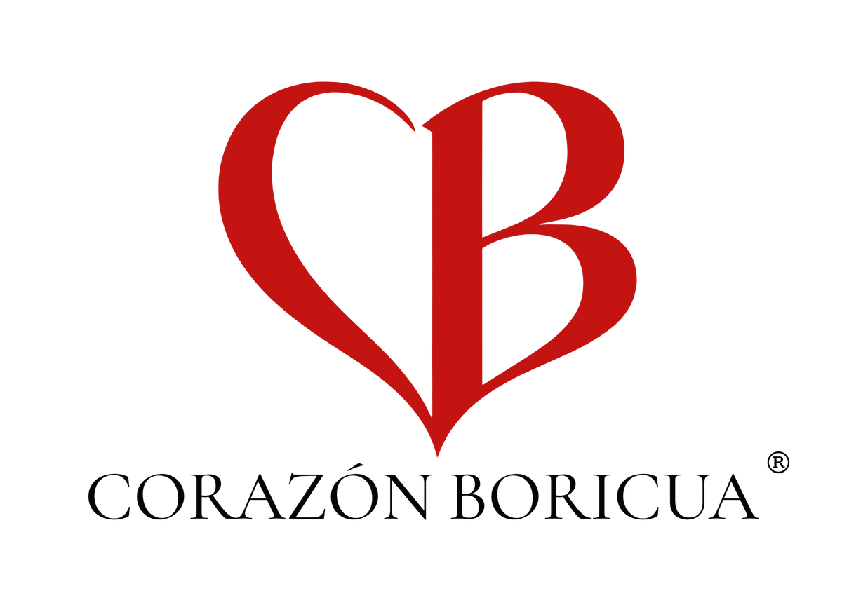 Corazón Boricua header logo with registered trademark